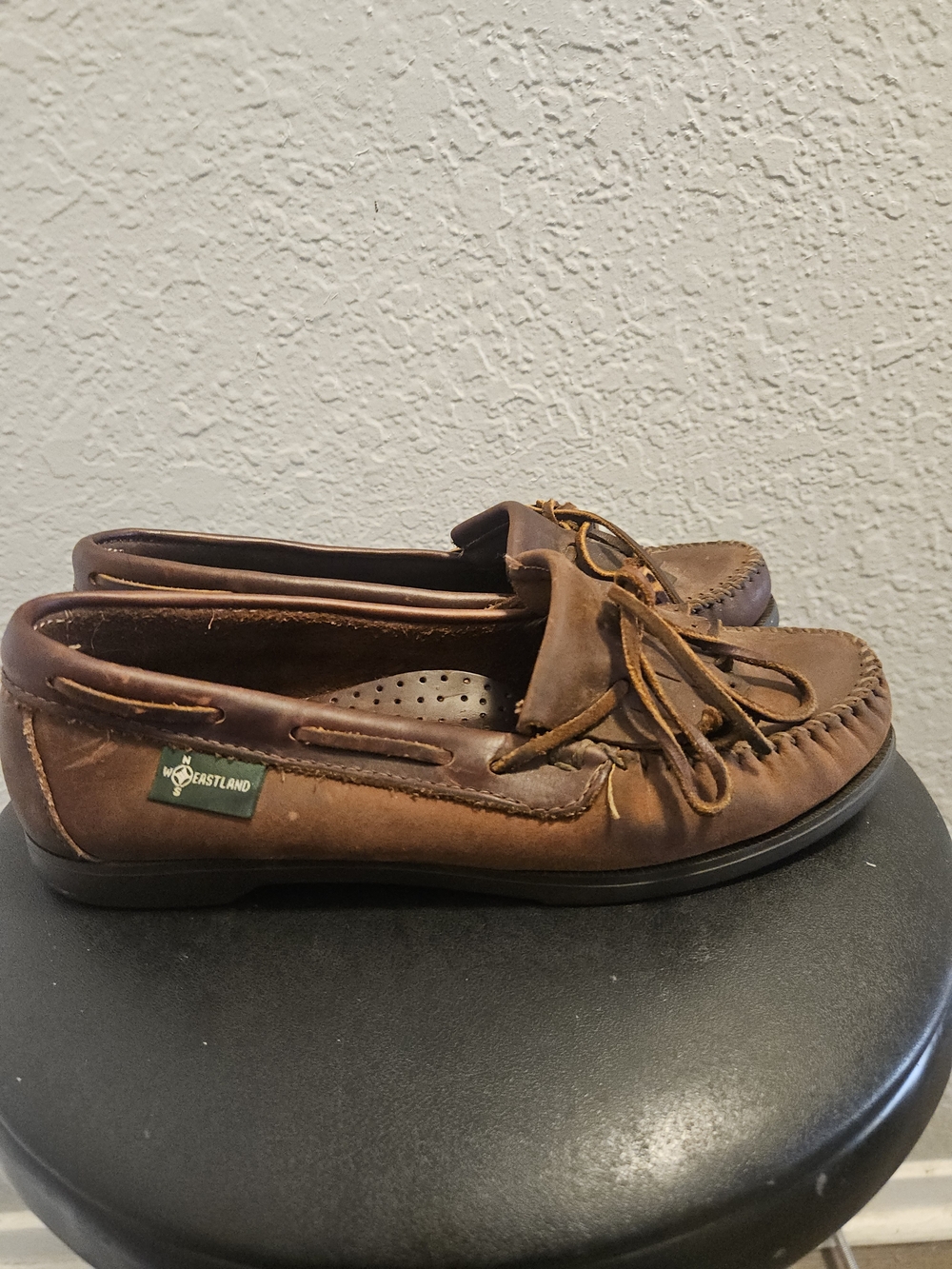 Eastland Oxford Brown Leather Boat Shoes